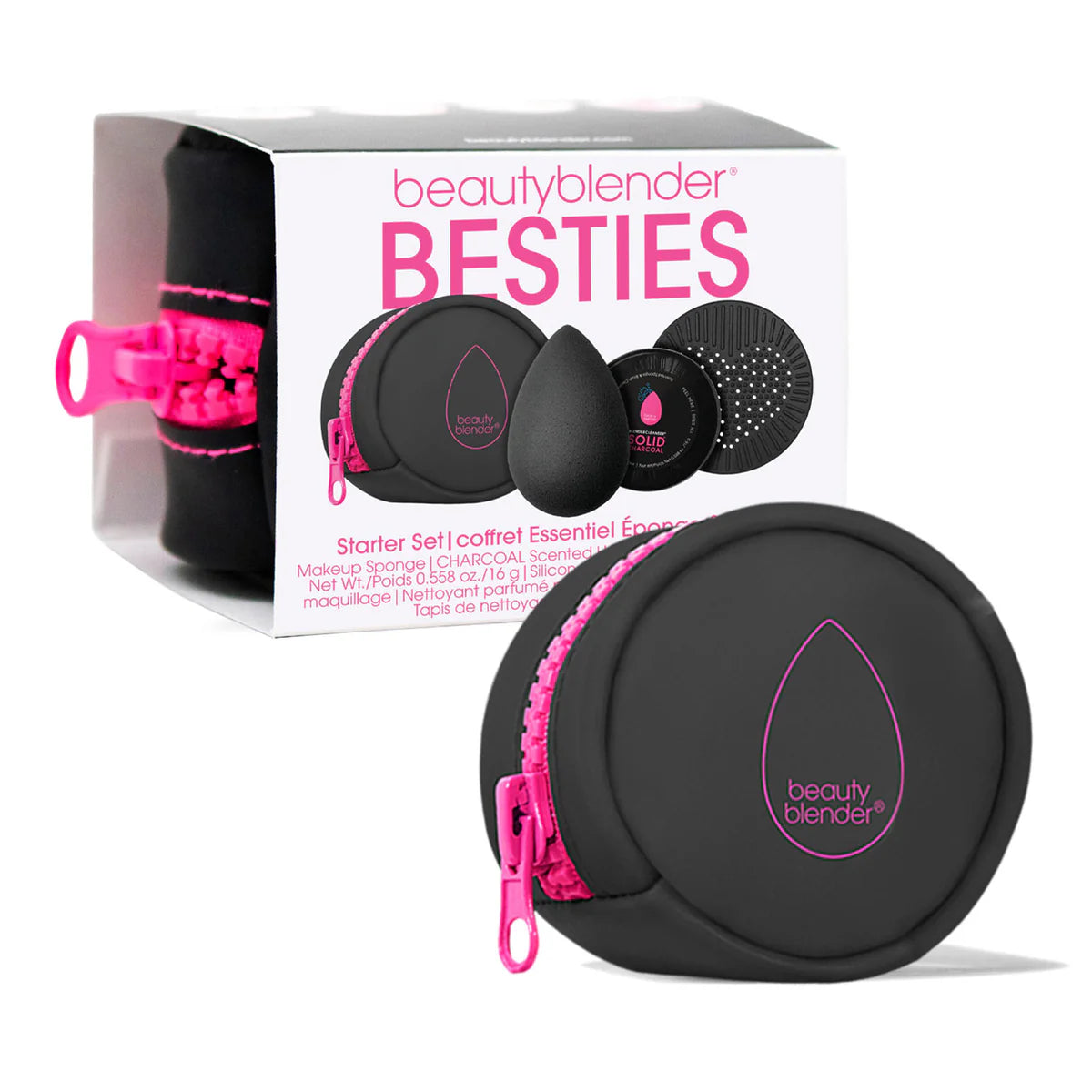 Beauty blender Besties Charcoal Blend & Cleanse 4-Piece Starter Set