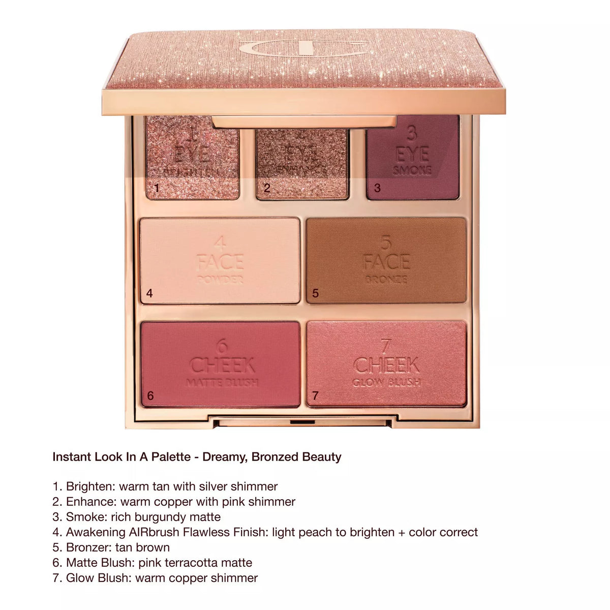 Charlotte Tilbury Hollywood Instant Look In a Palette tono Dreamy, Bronzed Beauty