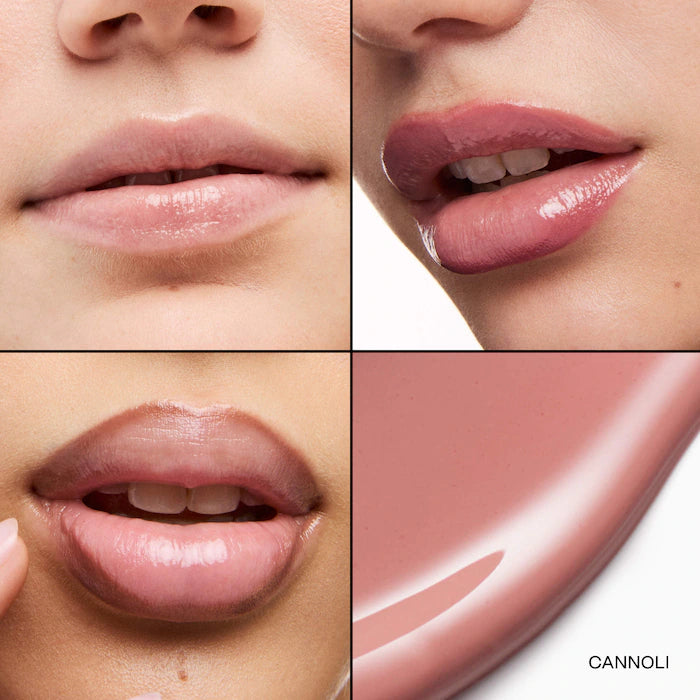 point of view. amp it amplifying high-shine smoothing lip balm ampoule tono cannoli