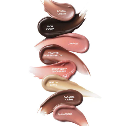point of view. amp it amplifying high-shine smoothing lip balm ampoule tono cannoli