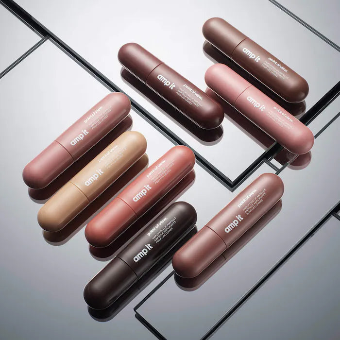 point of view. amp it amplifying high-shine smoothing lip balm ampoule tono cannoli