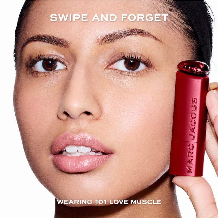Marc Jacobs Beauty  Heart On Long-Lasting Soft Shine Lipstick tono 101 Love Muscle - cool light pink