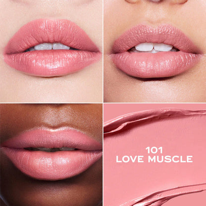 Marc Jacobs Beauty  Heart On Long-Lasting Soft Shine Lipstick tono 101 Love Muscle  cool light pink