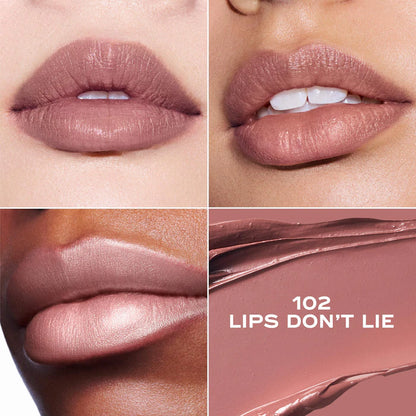 Marc Jacobs Beauty  Heart On Long-Lasting Soft Shine Lipstick tono 102 Lips Don’t Lie cool light brown beige