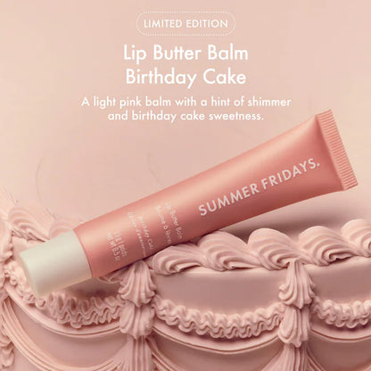 Summer Fridays Sweet Pink Duo incluye Birthday Cake + Strawberry Soft Serve Lip Butter Balm