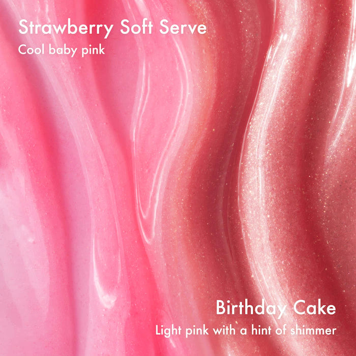 Summer Fridays Sweet Pink Duo incluye Birthday Cake + Strawberry Soft Serve Lip Butter Balm