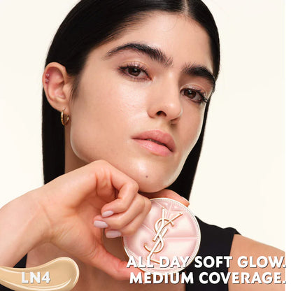 Yves Saint Laurent  Skin Affair Soft Glow Cushion base tono LN4 