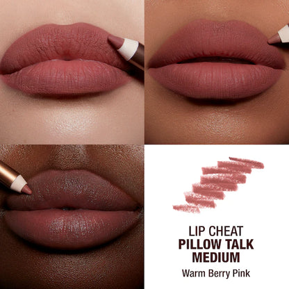 Mini Iconic Lip Cheat Lip Liner tono pillow talk medium
