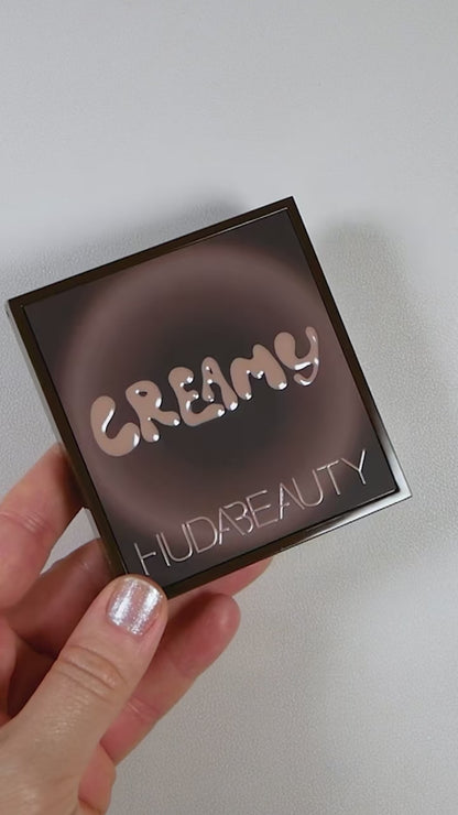 Huda Beauty Creamy Obsessions Eyeshadow Palette tono neutral brown